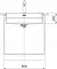FRANKE Mosogató BXX PRO 210/610-70 TL rozsdamentes acél
