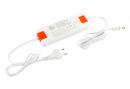 K-StrongLumio LED COB 24 V, 12 W/m, meleg II, felület: ezüst, burkolat: áttetsző