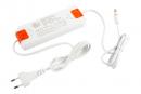 K-StrongLumio LED COB 24 V, 12 W/m, meleg II, felület: ezüst, burkolat: áttetsző