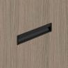 HETTICH 9347582 SPIRA L2000 fogantyú, matt fekete, süllyesztett