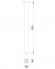 MILADESIGN láb Mobi-Q elosztóhoz MQ957/55-N fehér