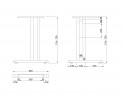 MILADESIGN Lábazat szélső G2 ST203S fehér