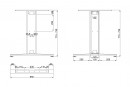 MILADESIGN lábazat köz. G3 ST224 fekete