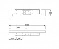 MILADESIGN lábazat alacsony Quark Q7206-K fekete