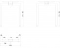 MILADESIGN lábazat Quantum Q7306 fekete