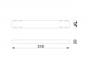 MILADESIGN asztalkeret profil G5 ST541-31 antracit