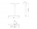 MILADESIGN lábazat állíth.szé. Linear LN3303R antr