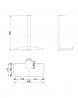 MILADESIGN pc tartó regul.G9 ST103R antracit