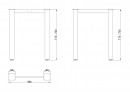 MILADESIGN lábazat G6 ST622/60 antracit