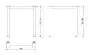 MILADESIGN lábazat G6 ST522/70 antracit