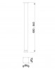 MILADESIGN asztalláb G5 ST504 antracit