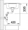 BLANCO 514748 Mosogató Zia 6 S antracit excenter nélkül Silgranit PuraDur