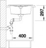 BLANCO 515039 Mosogató Metra 45 S kávé excenter nélkül Silgranit PuraDur