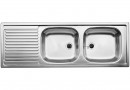 BLANCO 500374 Mosogató Top EZS 12x4-2 természetes fényű nemesacél excen.nélk.