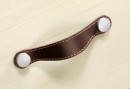 HETTICH 9113645 fogantyú Gela 150/128 mm világosbarna bőr