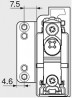 BLUM 20K7A11 Aventos HK-S korlátozó 75°
