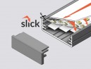 StrongLumio végzáró LED profilhoz Wide 24 szürke (pár)