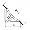 TL - minilite L15/B/02 Fehér fényes 3m