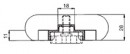 Állító láb PR 2701 25 mm (csavar 82812)