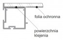 SEVROLL 04094 Pax fogantyú profil 2,7m ezüst