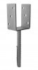 TK-rögzítő perem U2 keskeny 101x60x5,0-20x250mm