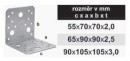 TK-Sarokvas, megerősítés nélkül 65x90x90x2mm