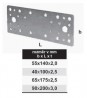 TK-összekötő lemez kombinált 90x200x3,0mm