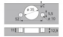 HETTICH 9090262 Sensys 8631i B12,5 TH54 SiSy