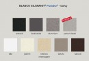 BLANCO 520515 Mosogató Zia 5 S fehér excenter nélkül Silgranit PuraDur