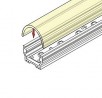 StrongLumio takaróprofil  Uni/Arc LED profilhoz félkör tejfehér 2m