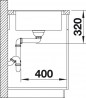 BLANCO 519150 Mosogató Metra XL 6 S-F antracit excenterrel Silgranit PuraDur