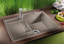 BLANCO 519570 Mosogató Metra 45 S Compact kávé excenter nélkül Silgranit PuraDur