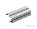 SEVROLL 04539 Universal 16 fogantyú profil 16mm 2,7m ezüst