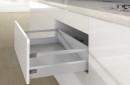 HETTICH 9122003 Arcitech hosszanti magasító korlát 500 B ezüst