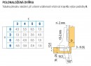 BL 70M2650.TL félig ráüt. TIP-ON csavar