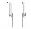SEVROLL 03582  alsó takaró profil Simple/Blue 3m (10 mm-es rétegeltlemez) ezüst