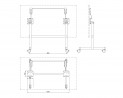 MILADESIGN lábazat sklop.mobil ST847MU fekete