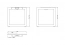 MILADESIGN lábazat Quark Q7207-Z fekete