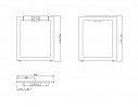 MILADESIGN lábazat Quark Q7206-Z fekete