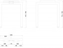 MILADESIGN lábazat Quantum Q7506 fekete