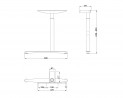 MILADESIGN lábazat állíth.szé. Linear LN3301R antr