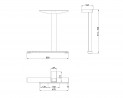 MILADESIGN lábazat szé. Linear LN3401 antracit