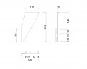 MILADESIGN feler.el.tak.lap.g8 ST313/1 antracit