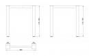MILADESIGN lábazat G6 ST622/70 antracit