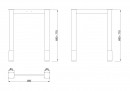 MILADESIGN lábazat G6 ST611/60 antracit
