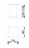 MILADESIGN bútorláb G5 ST606/12 antracit