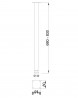 MILADESIGN asztalláb G5 ST407 antracit