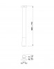MILADESIGN asztalláb G5 ST561 ezüst