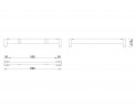 MILADESIGN lábazat alacsony Mobilar M6307-K ezüst