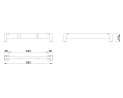 MILADESIGN lábazat alacsony Mobilar M6306-K ezüst